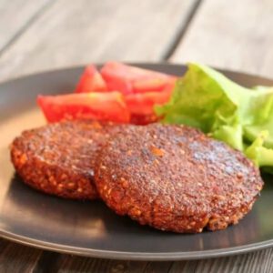 Bezobilný vegan burger, 2 ks
